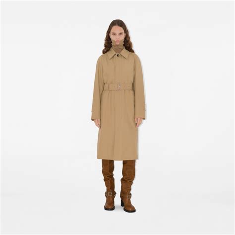 burberry brighton cotton-gabardine car coat|Long Gabardine Winchester Car Coat in Flax .